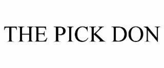 the pick don