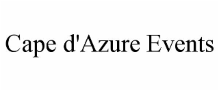 cape d'azure events