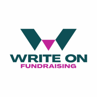 write on fundraising