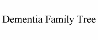 dementia family tree