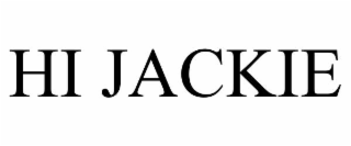 hi jackie