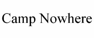 camp nowhere