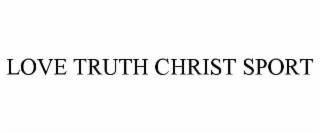 love truth christ sport