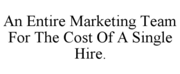 an entire marketing team for the cost of a single hire.