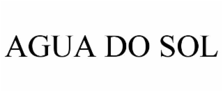 agua do sol