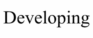 developing