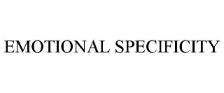 emotional specificity