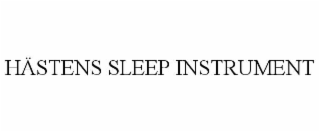 hÄstens sleep instrument