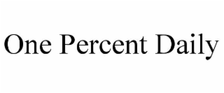 one percent daily