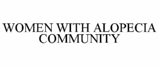 women with alopecia community