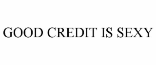 good credit is sexy