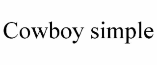 cowboy simple
