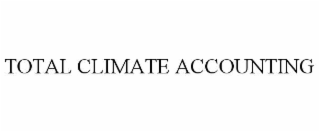 total climate accounting