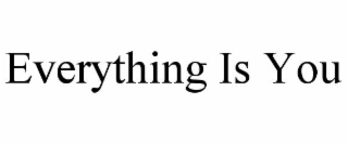 everything is you