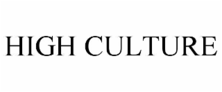 high culture