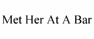 met her at a bar