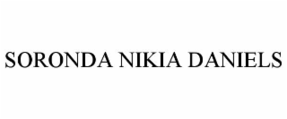 soronda nikia daniels