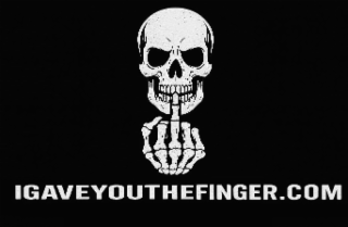 i gave you the finger