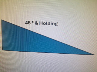 45 ° & holding