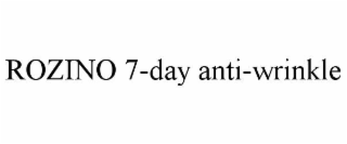 rozino 7-day anti-wrinkle