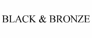 black & bronze