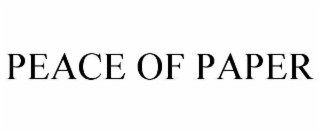 peace of paper