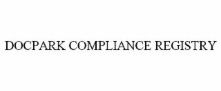 docpark compliance registry