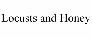 locusts and honey