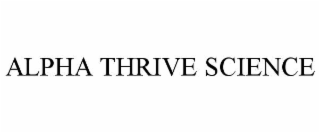 alpha thrive science