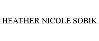 heather nicole sobik