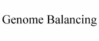 genome balancing