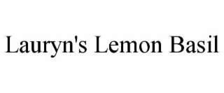 lauryn's lemon basil