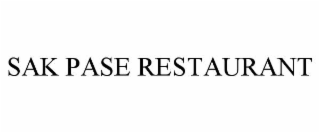 sak pase restaurant