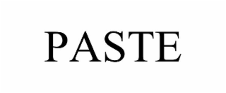 paste