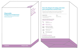 disposable postpartum underwear mesh-free mess-free recovery wear that stretches even more than you have postpartum 8 boyshort briefs step 2   slip into something a little more . . . disposable save the diapers for baby and enter your postpartum comfort z