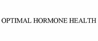 optimal hormone health