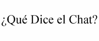¿quÉ dice el chat?