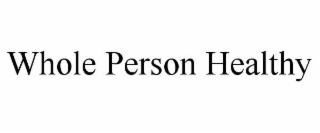 whole person healthy