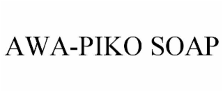 awa-piko soap