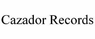 cazador records