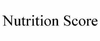 nutrition score