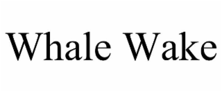 whale wake
