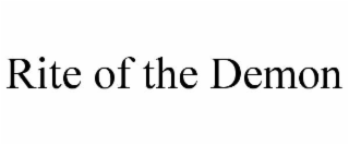 rite of the demon