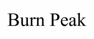 burn peak