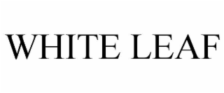 white leaf