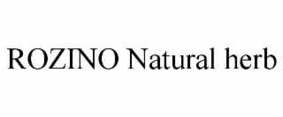 rozino natural herb
