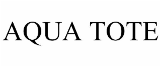 aqua tote