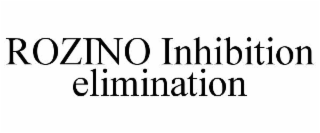 rozino inhibition elimination