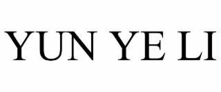 yun ye li