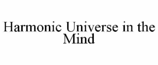 harmonic universe in the mind